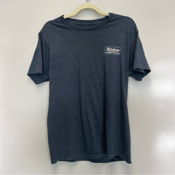 Billabong Logo SOFT TShirt blue size medium - Picture 2 of 3